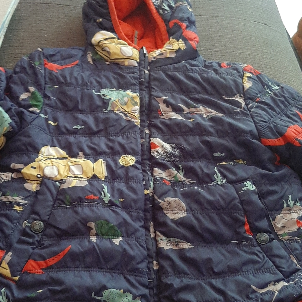 Mini Boden Reversible Coat